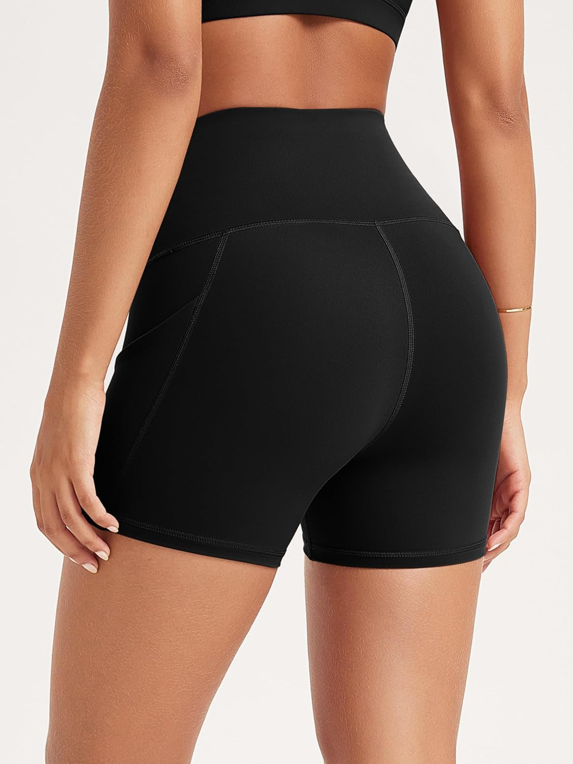 Women'S Tummy Control Biker Shorts 2.0 with Pockets High Waist Athletic Workout Yoga Shorts-3.5''/ 5"/ 8" / 10" Inseam