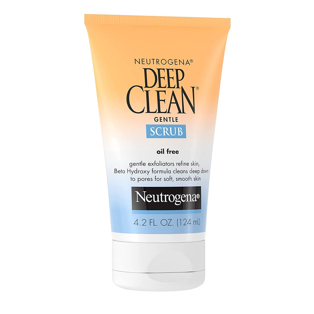 Deep Clean Gentle Daily Facial Scrub, Oil-Free Cleanser 4.2 Fl. Oz