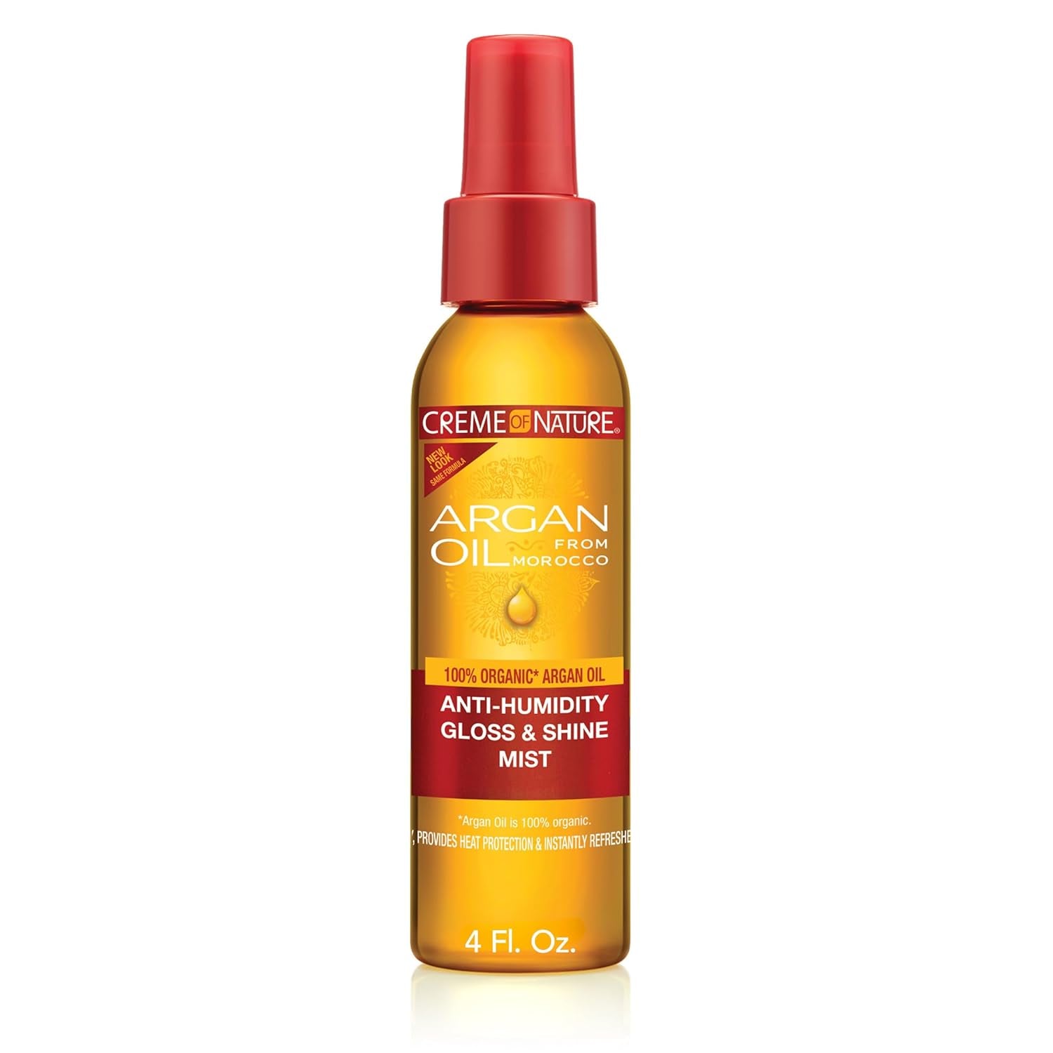 , Argan Oil anti Humidity Gloss & Shine Mist, Argan Oil of Morocco, Provides Heat Protection, 4 Fl Oz