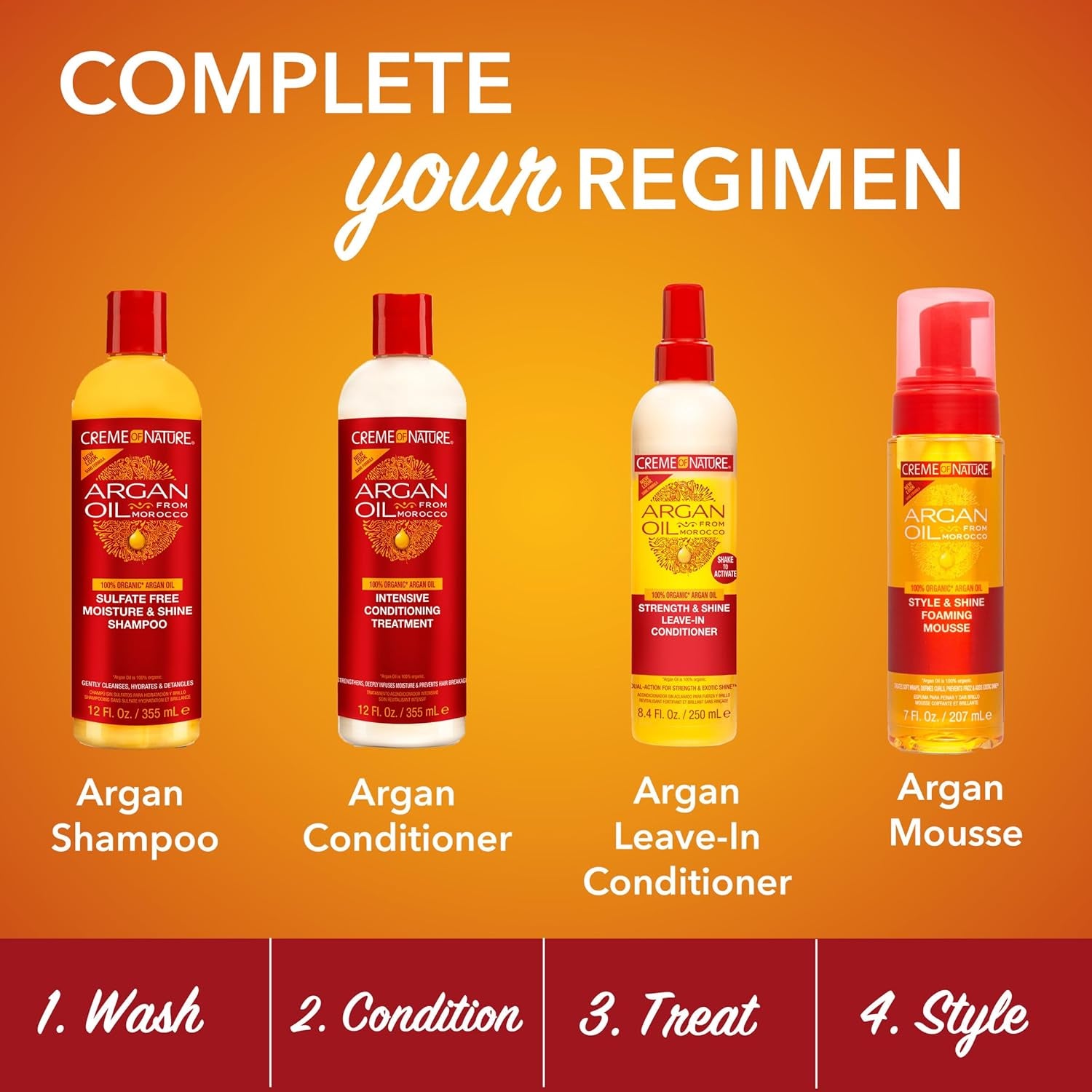 , Argan Oil anti Humidity Gloss & Shine Mist, Argan Oil of Morocco, Provides Heat Protection, 4 Fl Oz